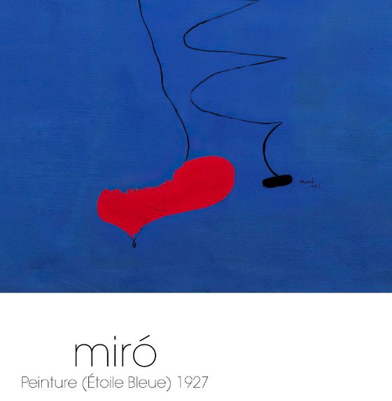 Image 1 of Stella blu 1927 - Joan Miro - 70 x 100 cm