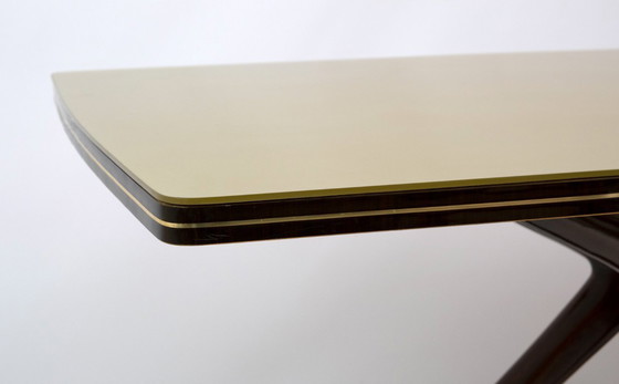 Image 1 of Table de salle à manger italienne de style Ico Parisi moderne du milieu du siècle, années 1950
