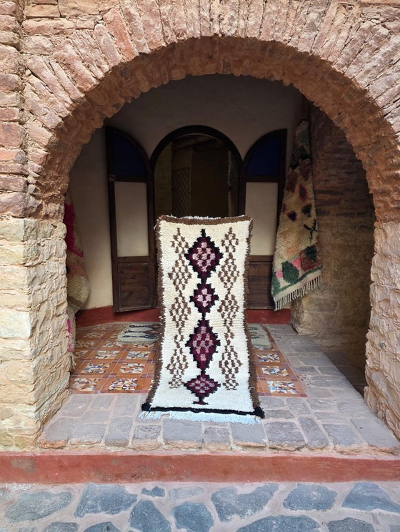 Image 1 of Small Vintage Beni Ourain rug 171 x 71 cm 