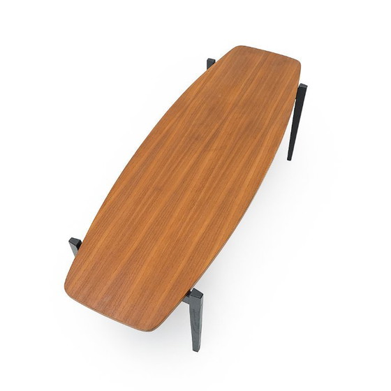 Image 1 of Tavolino rettangolare con piano in teak, 1960