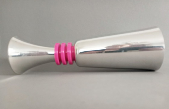 Image 1 of Coppia di vasi di design brutalista/futuristico della Hungarian Industrial Arts Company, anni '70 (Tamás Borsfay?).