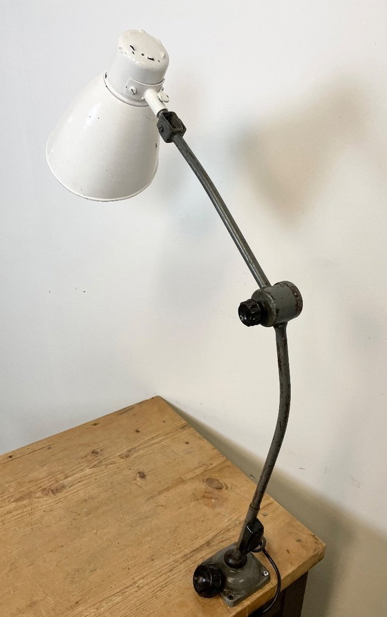Image 1 of Large Industrial Workshop Table Lamp, 1960s