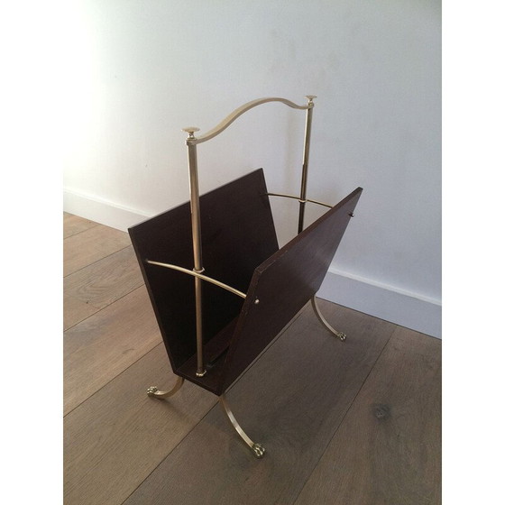 Image 1 of Vintage magazine rack with claw feet by Maison Jansen, 1940