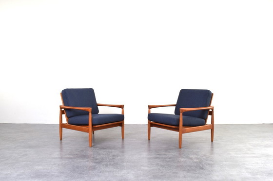 Image 1 of Mid-Century Eiche Kolding Sessel von Erik Wørts für IKEA, 1960er Jahre, 2er Set