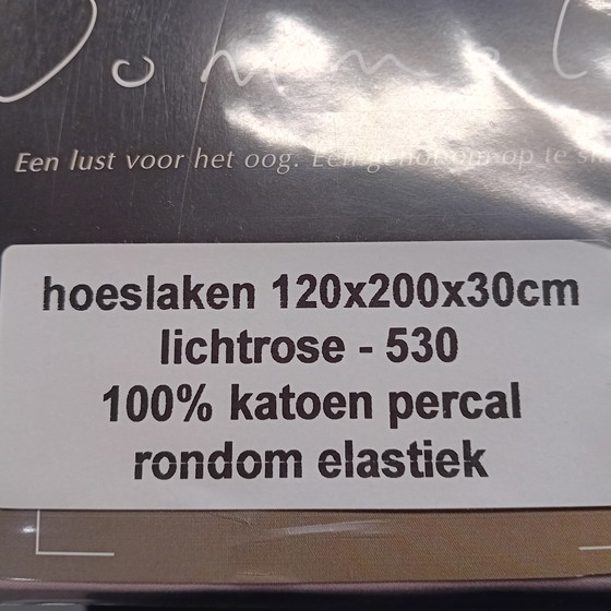 Image 1 of Drap-housse en percale 120 x 200 cm