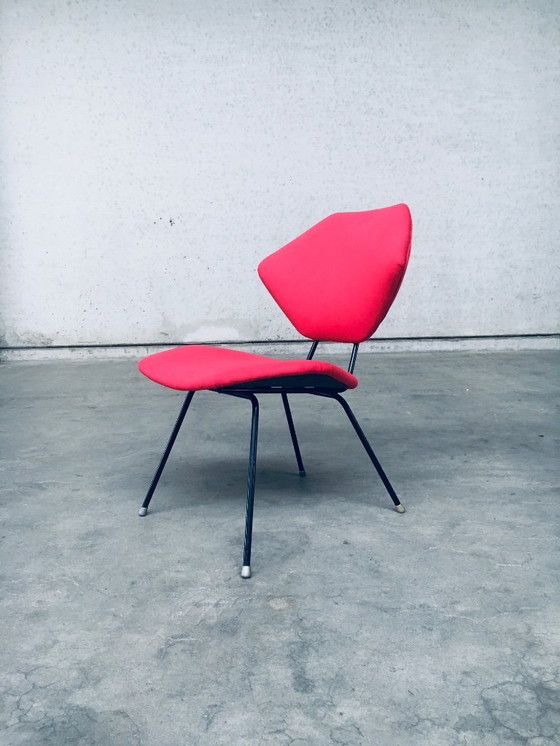 Image 1 of Midcentury Modern Design Low Side Chair set, Italy 1950's