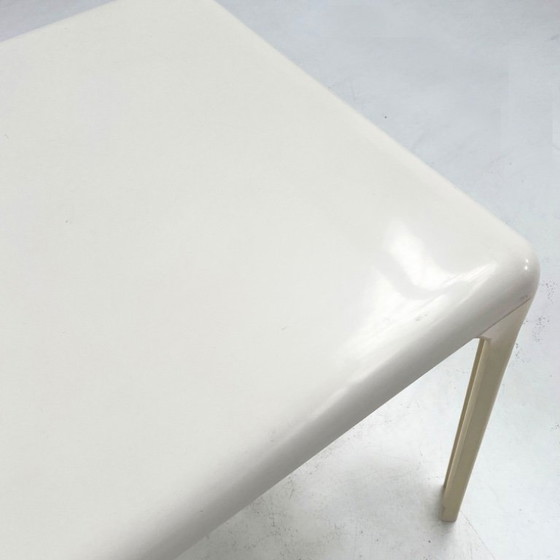 Image 1 of Witte Stadio eettafel van Vico Magistretti voor Artemide, jaren 70.
