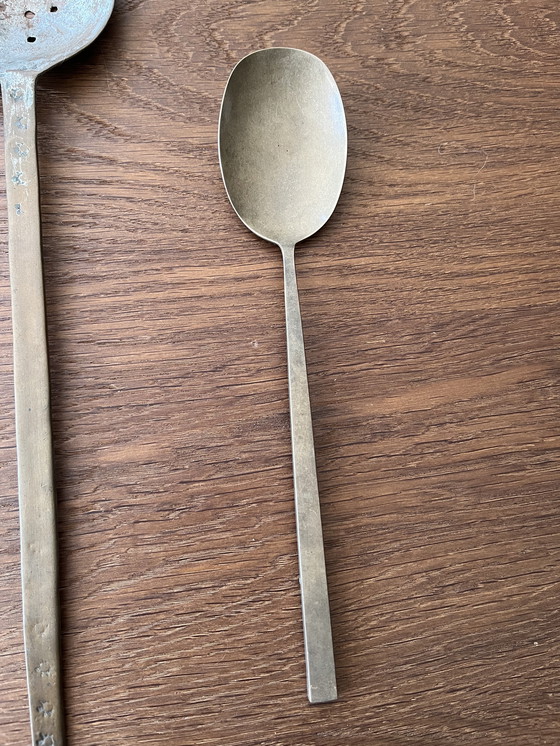 Image 1 of Set van 5 antieke lepels