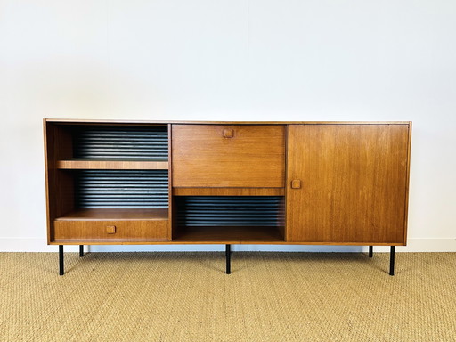 Enfilade haute scandinave en teck 1960