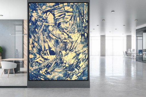Jürgen Angeler - The Golden Pharaoh – schilderijen tekeningen, Canvas