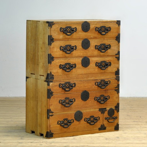 Japanse Tansu ladekast, circa 1870