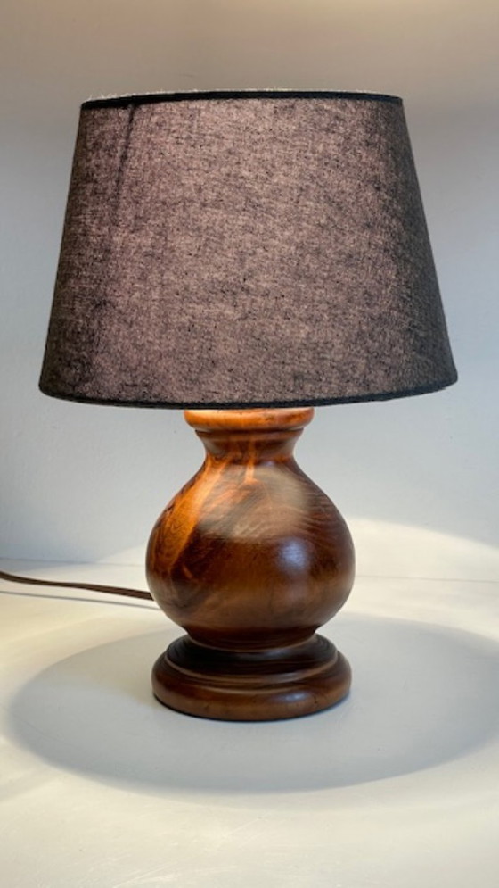 Lámpara de madera maciza estilo rústico – Lámparas de mesa, Canvas (photo 14 of 25)