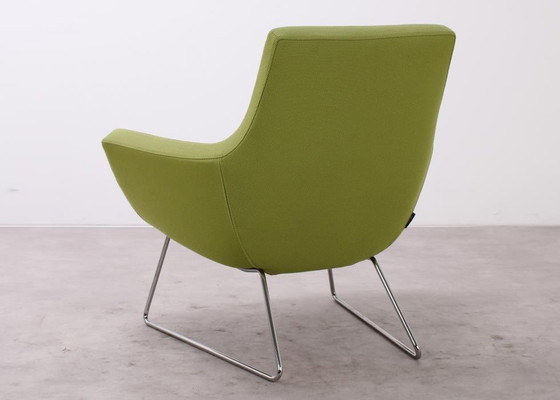 Image 1 of 2X Swedese Happy Easy Low Back Armchair Green