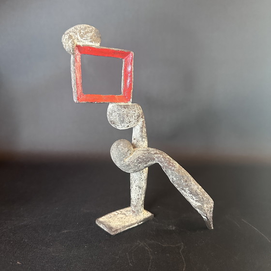 Image 1 of Uniek bronzen beeld – Pierre Lumey (1948–), gesigneerd ‘PL 99’ 