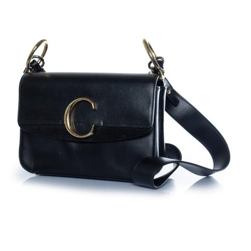Borsa Chloé modello C in pelle nera
