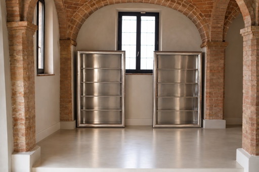 Restoration Hardware Aviator Streamline Bookcase set of 2
