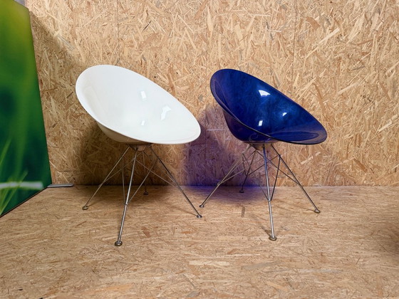2 X Kartell Ero|S|ontwerper Philippe Starck – Eetkamerstoelen, Chrome, Modern (photo 8 of 28)