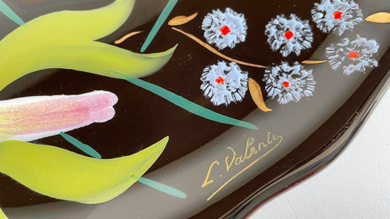 Image 1 of Longwy Flower Platter van VALENTI