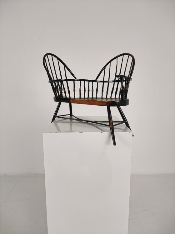 Image 1 of Encantador sofá decorativo de dos plazas Windsor Tête-À-Tête de h