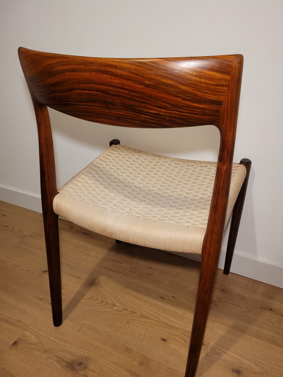 Image 1 of 2 autentiche sedie Niels O. Møller Modello 77 - Palissandro