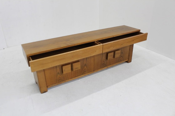 Credenza italiana vintage anni '60, Credenze, Legno, Marrone, Mid Century Modern (foto 5 di 11)