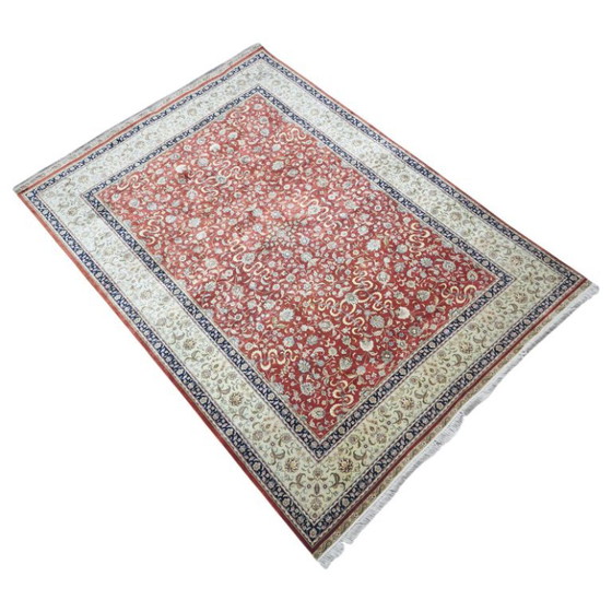 Alfombra de seda Hereke firmada – 246 × 175 cm – Wool (photo 4 of 7)
