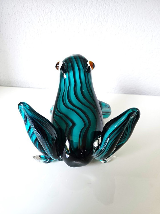 Image 1 of Stilisierter Frosch – Glas