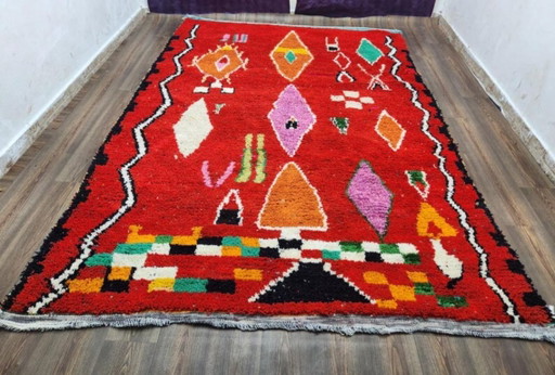 Tapis berbère marocain authentique tissé à la main 270 cm x 160 cm – vloerkleden en tapijten, Cotton (photo 2 of 6)