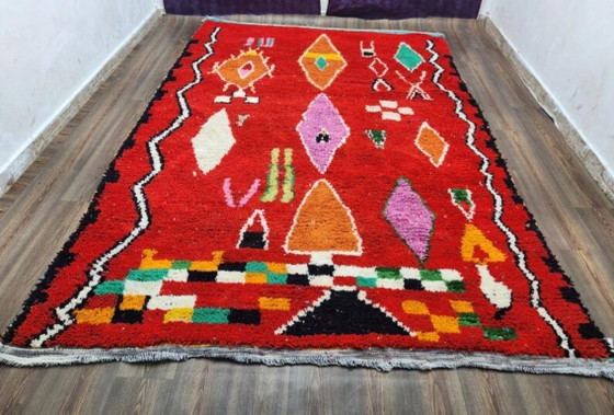 Tapis berbère marocain authentique tissé à la main 270 cm x 160 cm – Cotton (photo 2 of 6)