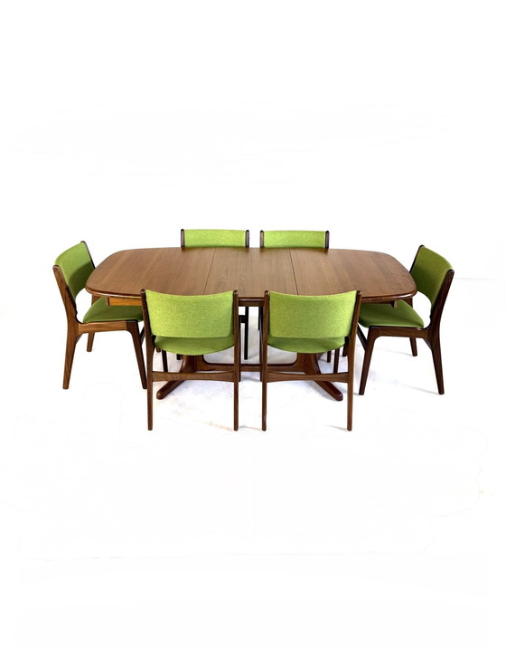 Image 1 of Vintage XXL extendable dining table, Glostrup Møbelfabrik '70