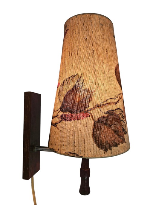 Dutch Design - Attr. Philips Holland - Teak - Wandlampje - 60's