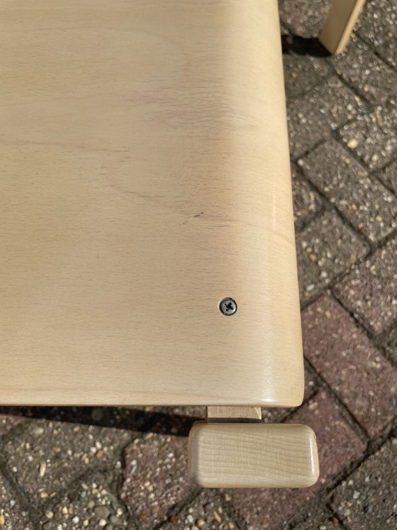 6 Casala Dining chairs from the 70s, white-grey stained – Wood (photo 9 of 11)