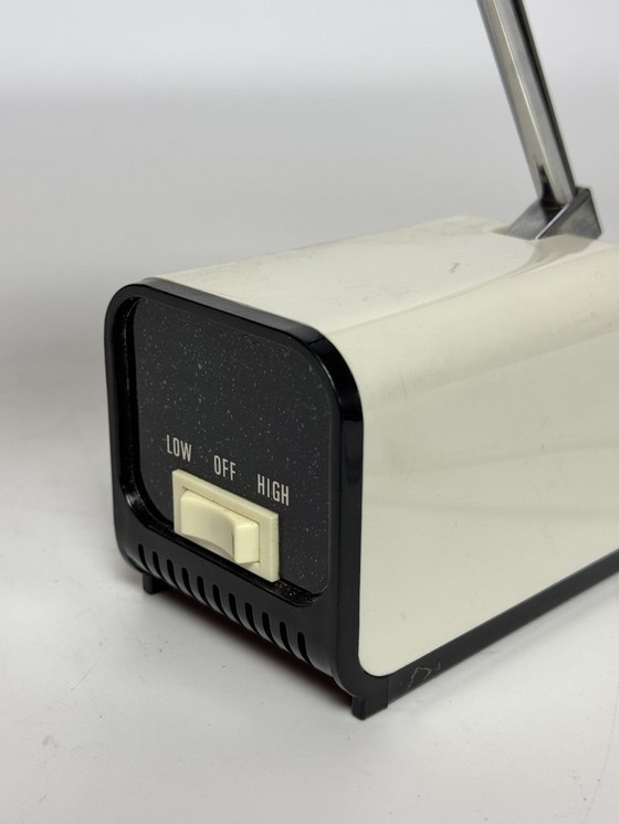 Image 1 of Mid-Century Space Age Design White Adjustable Telescopic Desk / Night Lamp, Model 8802 by Bahag AG. Germany, 1970s