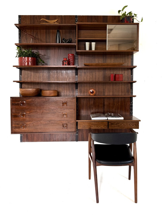 Image 1 of Vintage modular Danish wall system, Sven Ellekær ‘70