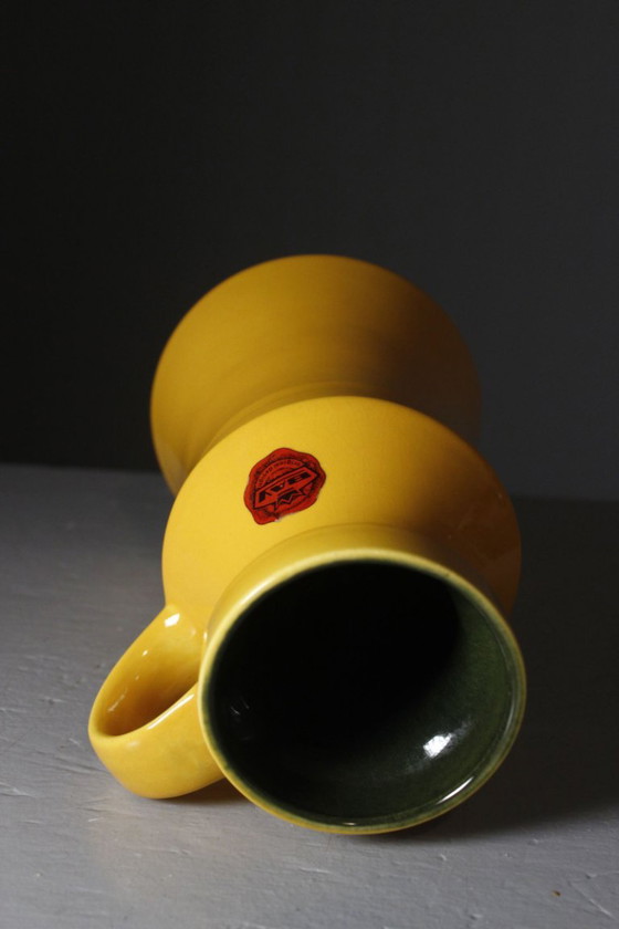 Bay Keramik West Germany - Large Vintage Vase 239-30 Bright Yellow Space Age 1960s – Ceramic (photo 7 of 9)