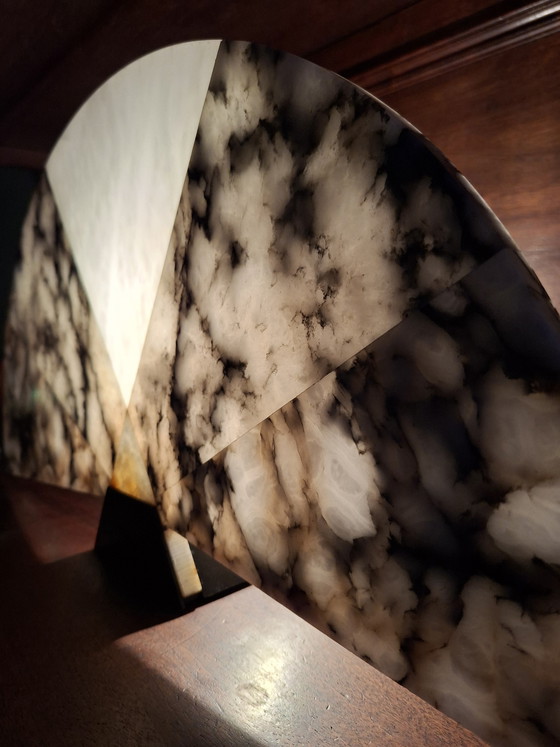 Image 1 of Beautiful vintage "Ventaglio" model V584 lamp by Angelo Mangiarotti