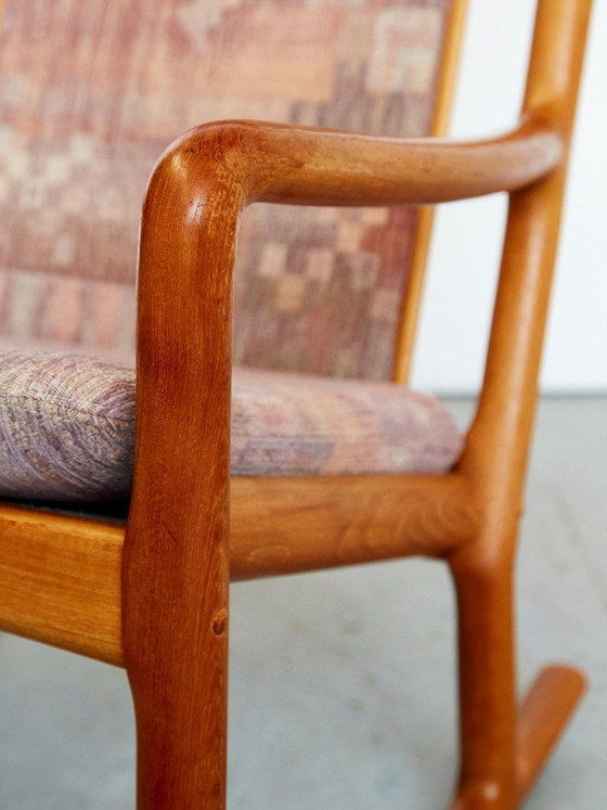 Image 1 of Fauteuil à bascule de Hans Olsen pour Juul Kristensen