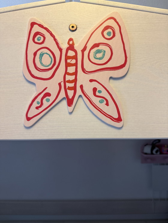 Image 1 of Letto a mezza altezza bianco lavato