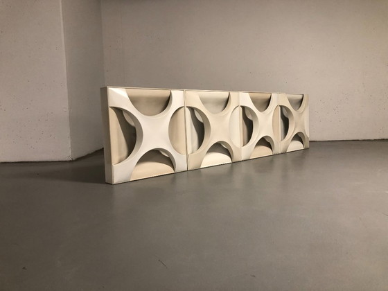 Image 1 of 4x Lampade da parete Staff Leuchten Rolf Krüger modello Oyster