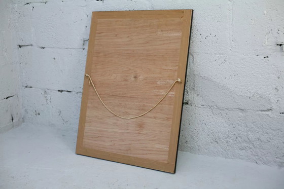 Image 1 of Miroir en "Loupe" de Bois