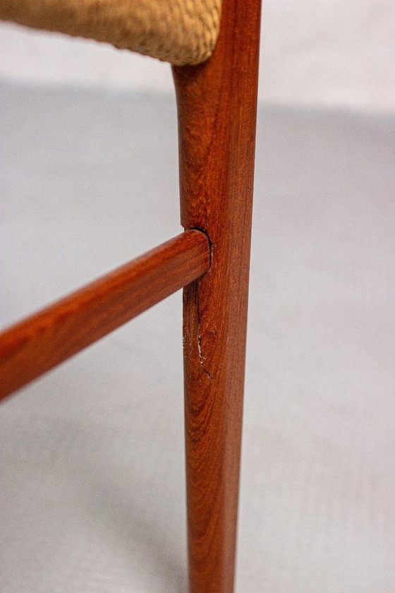 4 sedie Arne Wahl Iversen in teak, design danese, metà secolo, anni '60 – Glyngore Stolefabrik (photo 13 of 18)