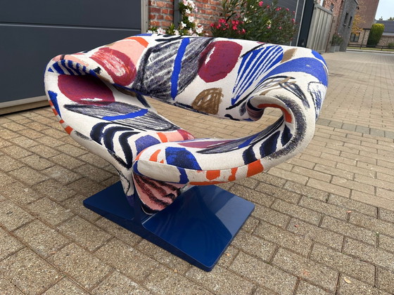 Image 1 of Silla Artifort Ribbon Pierre Paulin en tela de Pierre Frey La Toile du Peintre