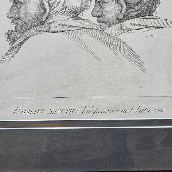 Image 1 of Antique Italian engraving after Raphael Sanzio, 18th century