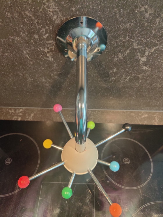 Image 1 of Appendiabiti vintage Sputnik, set di palline colorate