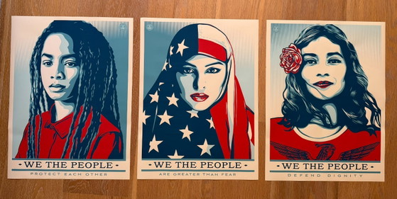 Shepard Fairey, Nosotros el Pueblo “Defendemos la Dignidad, Protegemos a los Otros, Somos Más Grandes que (photo 10 of 10)