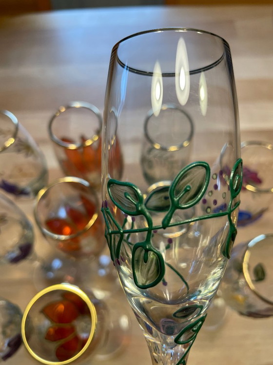 Juego exclusivo de Paul Nagel, serie Tiffany, 11 copas de champán. – Vasos y jarras, Glass (photo 4 of 14)
