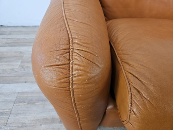 Divano letto a due posti "Piumotto" di Arrigo Arrigoni per Busnelli, 1970 – Divani 2 posti, Pelle (photo 5 of 20)