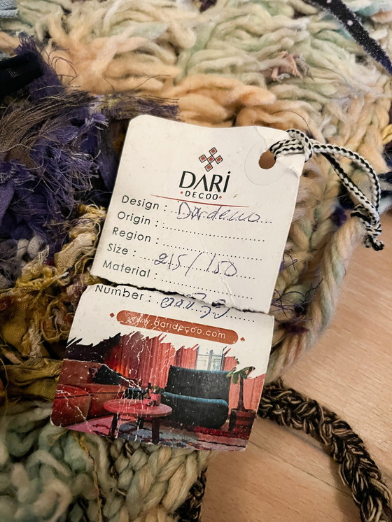 Image 1 of Neuf avec étiquette ! Tapis vintage berbère tissé à la main Boucherouite