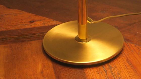 Lámpara de mesa italiana multi-ajustable de latón de Relux Milano, década de 1970. – Lámparas de mesa, Brass (photo 4 of 12)