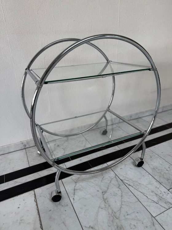 Image 1 of Chariot de service Art déco Bauhaus